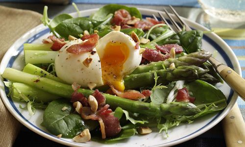 Dorie Greenspan Bacon, Eggs & Asparagus Salad Recipe | D'Artagnan