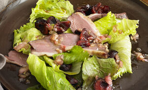 Alison Attenborough Smoked Duck & Cherry Salad Recipe | D'Artagnan