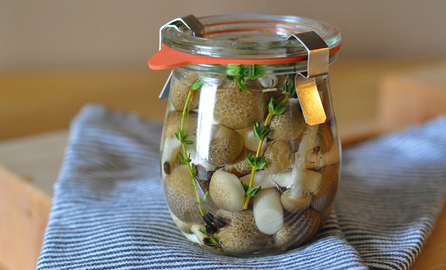 Quick Pickled Organic Wild Mushrooms Recipe | D'Artagnan