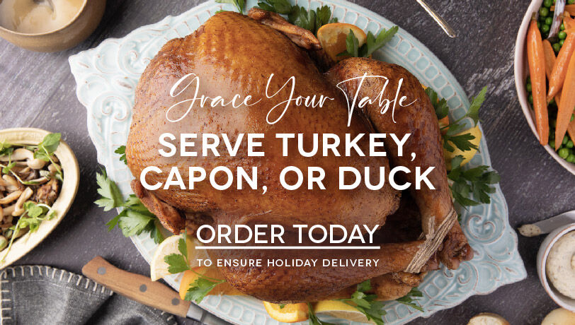 Order Turkey, Capon, or Duck Today