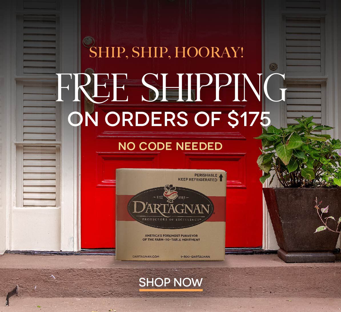 FREE Shipping on Orders $175