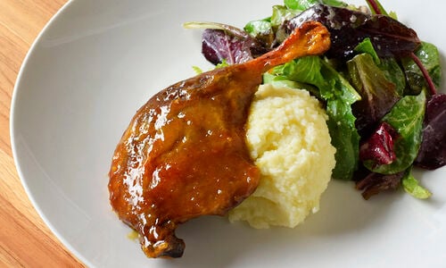 Slow-Roasted Duck Legs with Orange Sweet & Sour Sauce Recipe | D’Artagnan