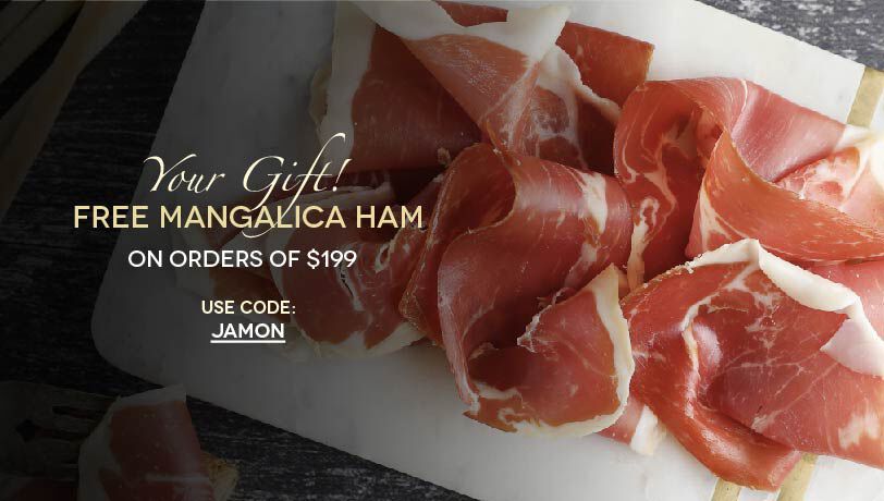  Get FREE Mangalica ham with purhcase of $199 use code JAMON