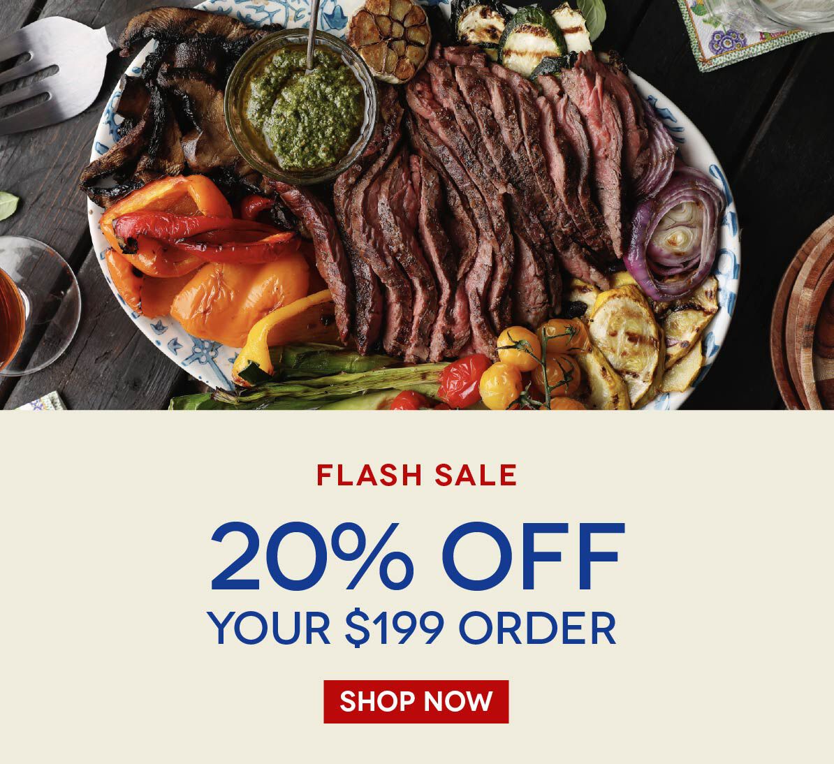 Flash Summer Sitewide Sale: 20% Off Your $199 Order
