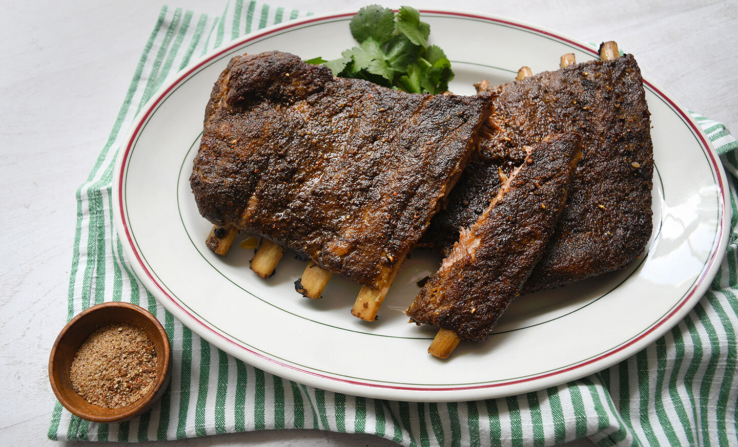 Bourbon Brown Sugar Berkshire Pork Baby Back Ribs | D&rsquo;Artagnan
