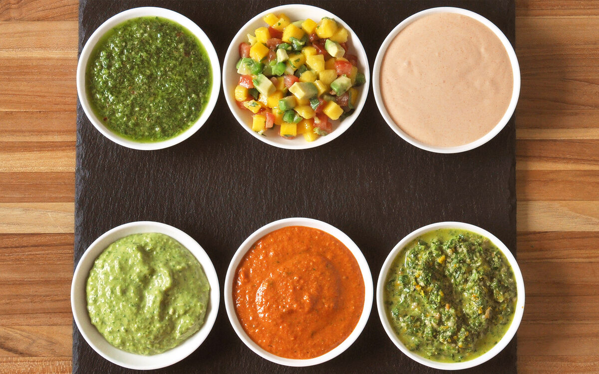Six Easy No-Cook Sauces for Grilled and Roasted Meat