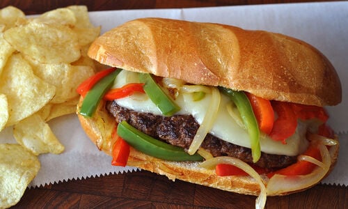 Philly Cheesesteak Style Burger Recipe | D'Artagnan