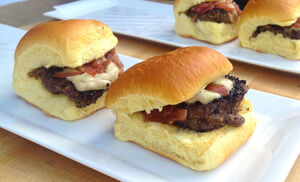 Recipe - Buffalo / Bison Burgers with Foie Gras Spread & Sweet Onion Marmalade –  Beef – Dartagnan.com