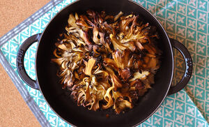 Roasted Hen of the Woods Mushrooms with Miso Butter Recipe | D’Artagnan