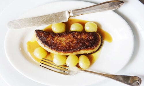 Canal House's Seared Foie Gras with Green Grapes Recipe | D'Artagnan