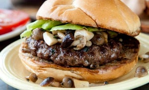 Mushroom Lover's Buffalo / Bison Burger Recipe | D'Artagnan