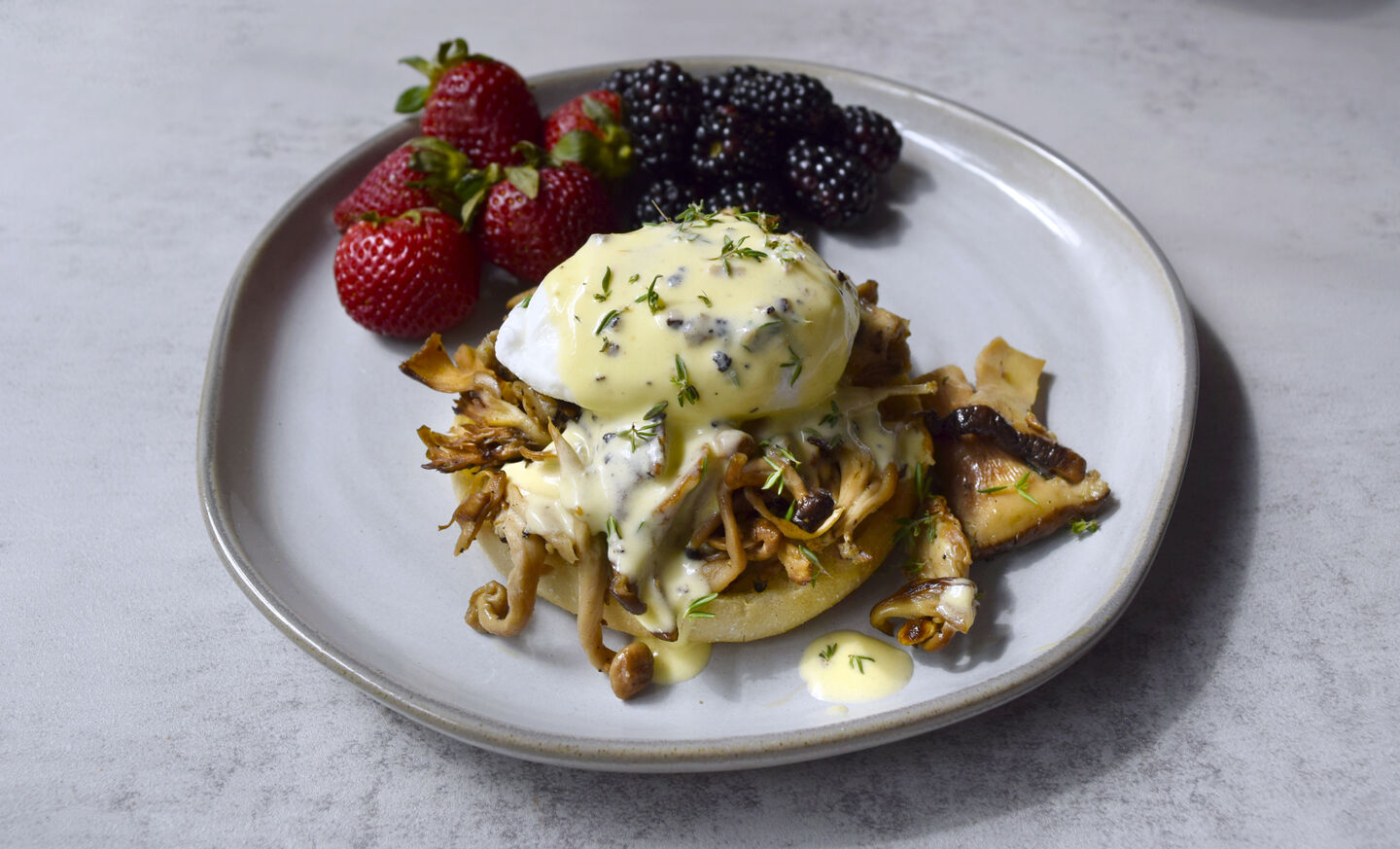 Mushroom Eggs Benedict
