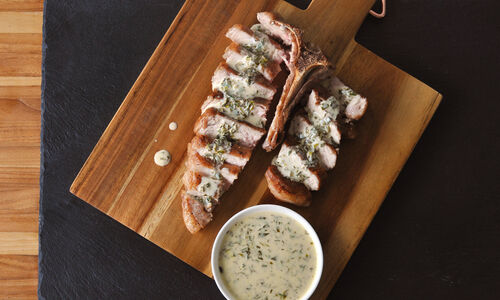 Veal Chops with Easy Herb Sauce Recipe | D’Artagnan