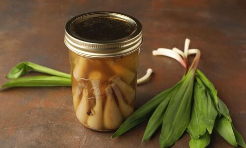 Easy Pickled Wild Ramps