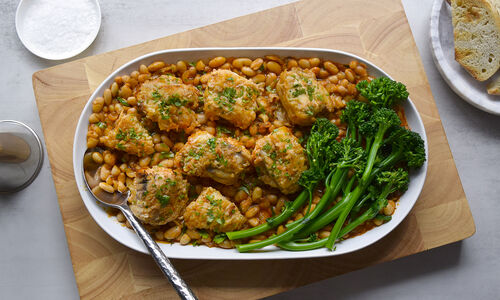 Monkfish Brodetto: Monkfish in Brothy Beans