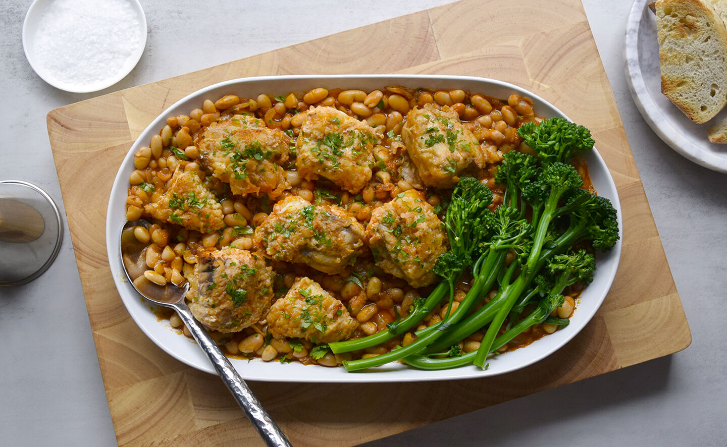 Monkfish Brodetto: Monkfish in Brothy Beans