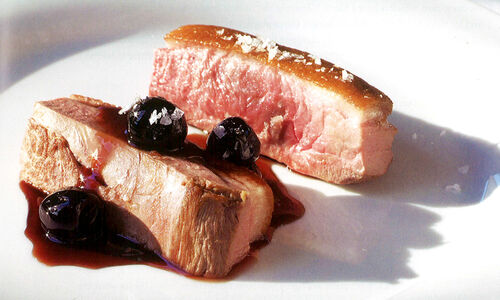 Barbara Lynch's Seared Duck Breasts with Spiced Cherries Recipe | D'Artagnan