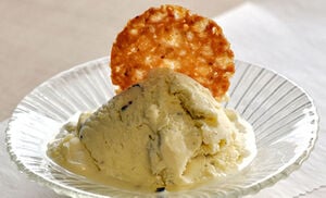 Black Truffle Ice Cream with Truffle Honey Florentines Recipe | D'Artagnan