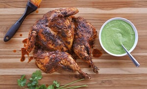 Peruvian Style Chicken with Aji Verde Green Sauce Recipe | D’Artagnan