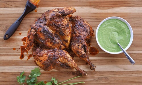 Peruvian Style Chicken with Aji Verde Green Sauce Recipe | D’Artagnan