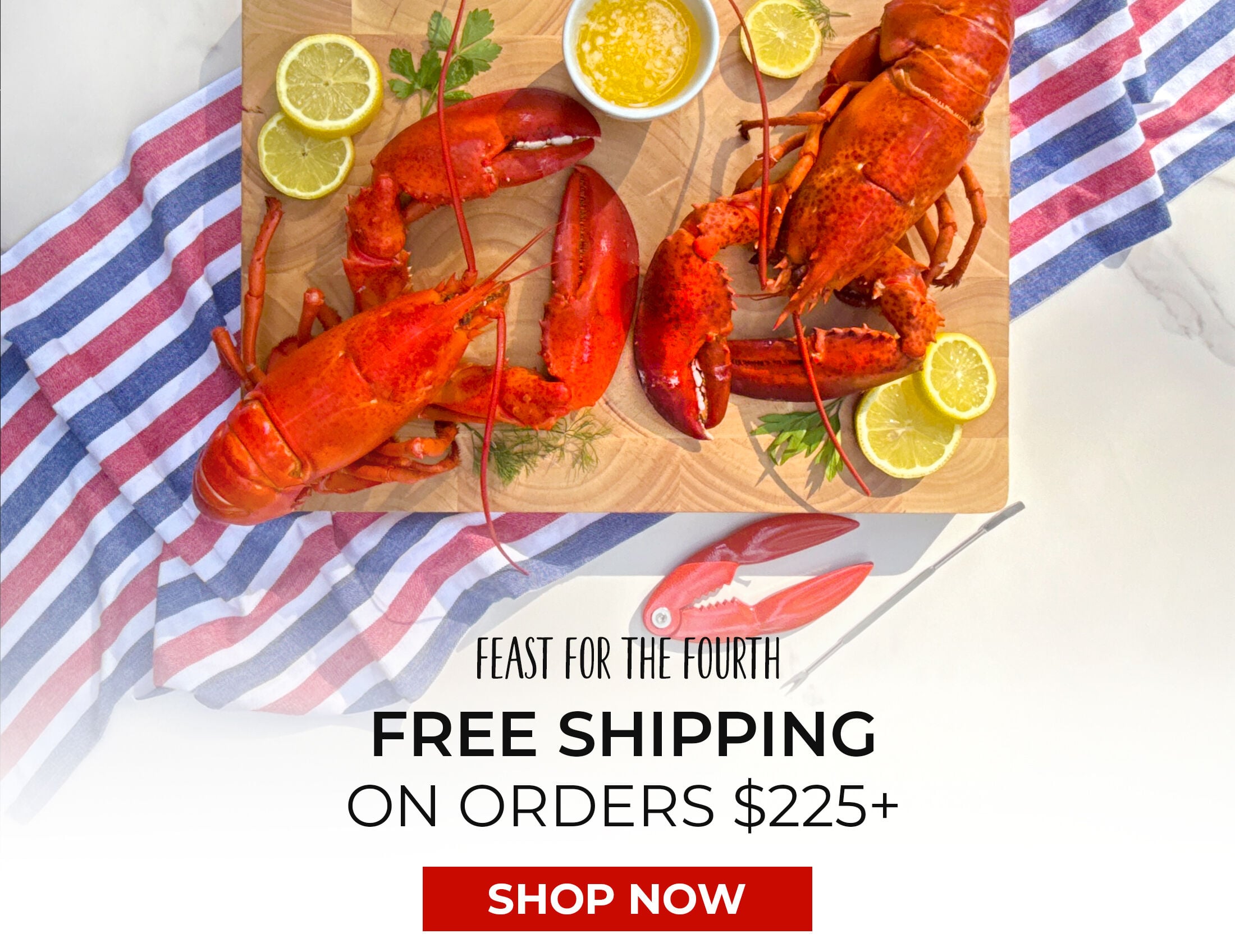 Feast for the Fourth.  Free Shipping on Orders $225+. Shop Now.