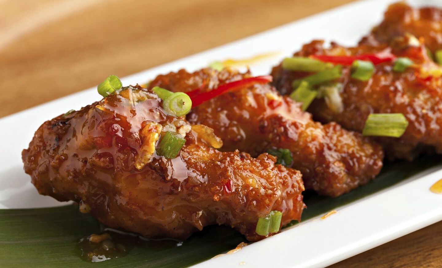 Easy recipe for spicy sweet Asian-style fried chicken wings. D'Artagnan