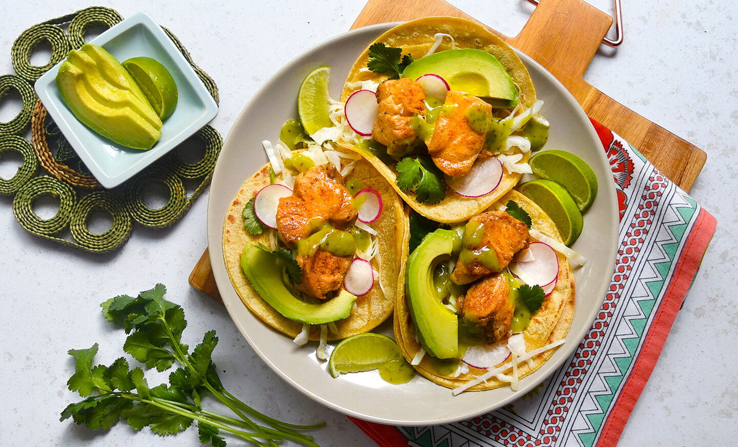 Monkfish Tacos