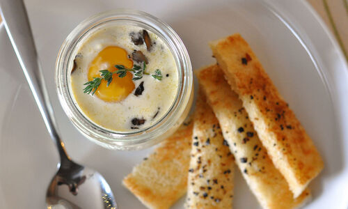 Baked Eggs en Cocotte with Wild Mushrooms Recipe | D'Artagnan