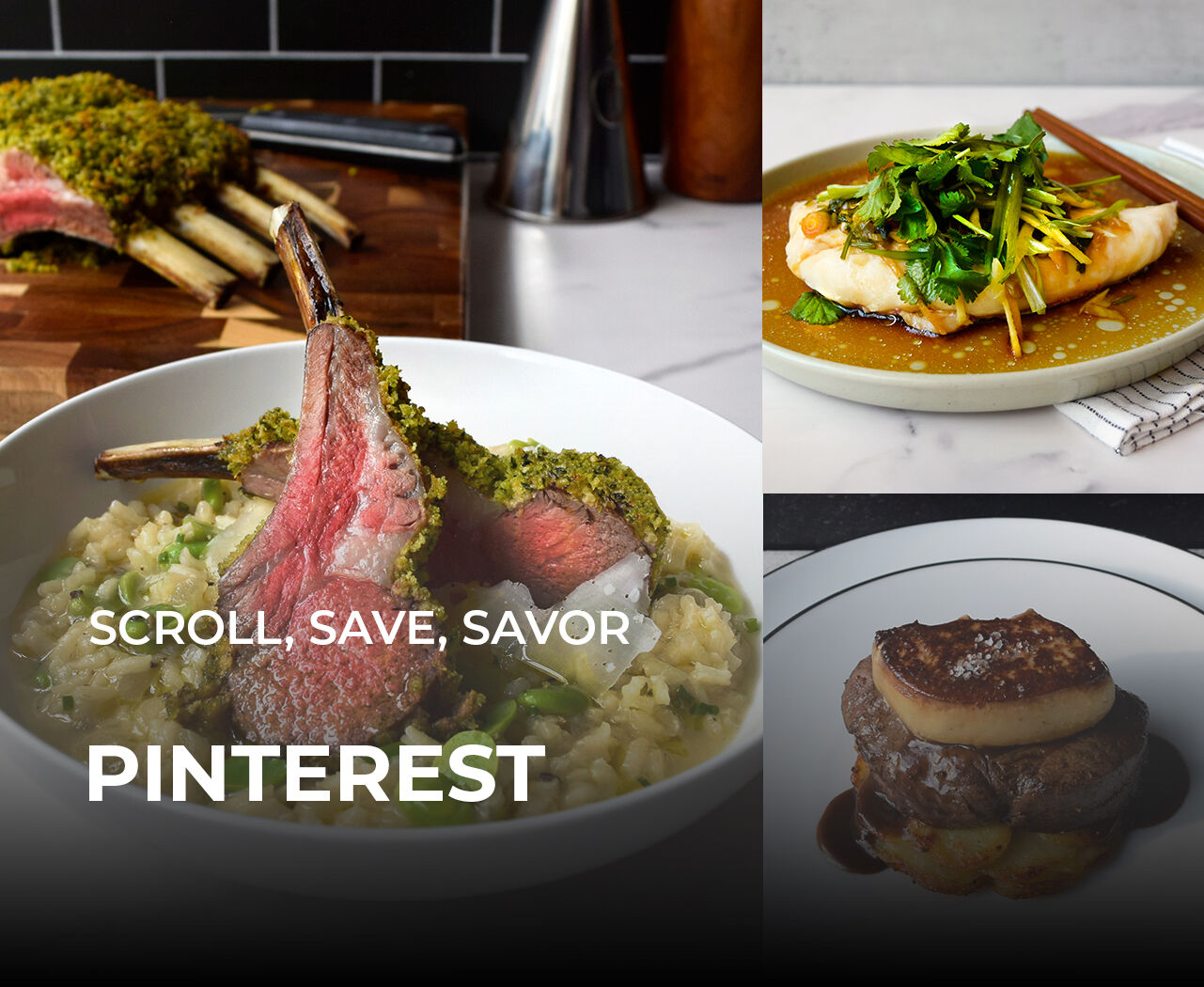 Scroll, Save, Savor.  Pinterest.