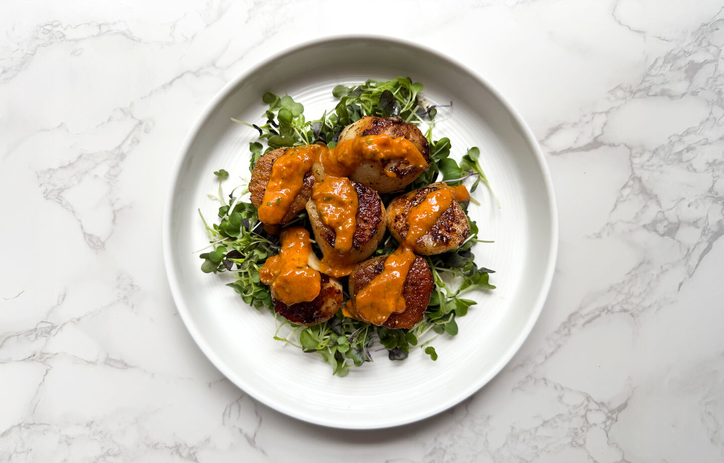 Seared Scallops with Champagne Sauce Recipe | D'Artagnan