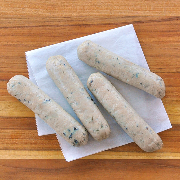 Mushroom sausage shop