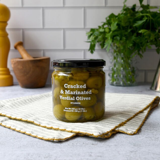 Losada Whole Cracked and Marinated Verdial Olives image number 1