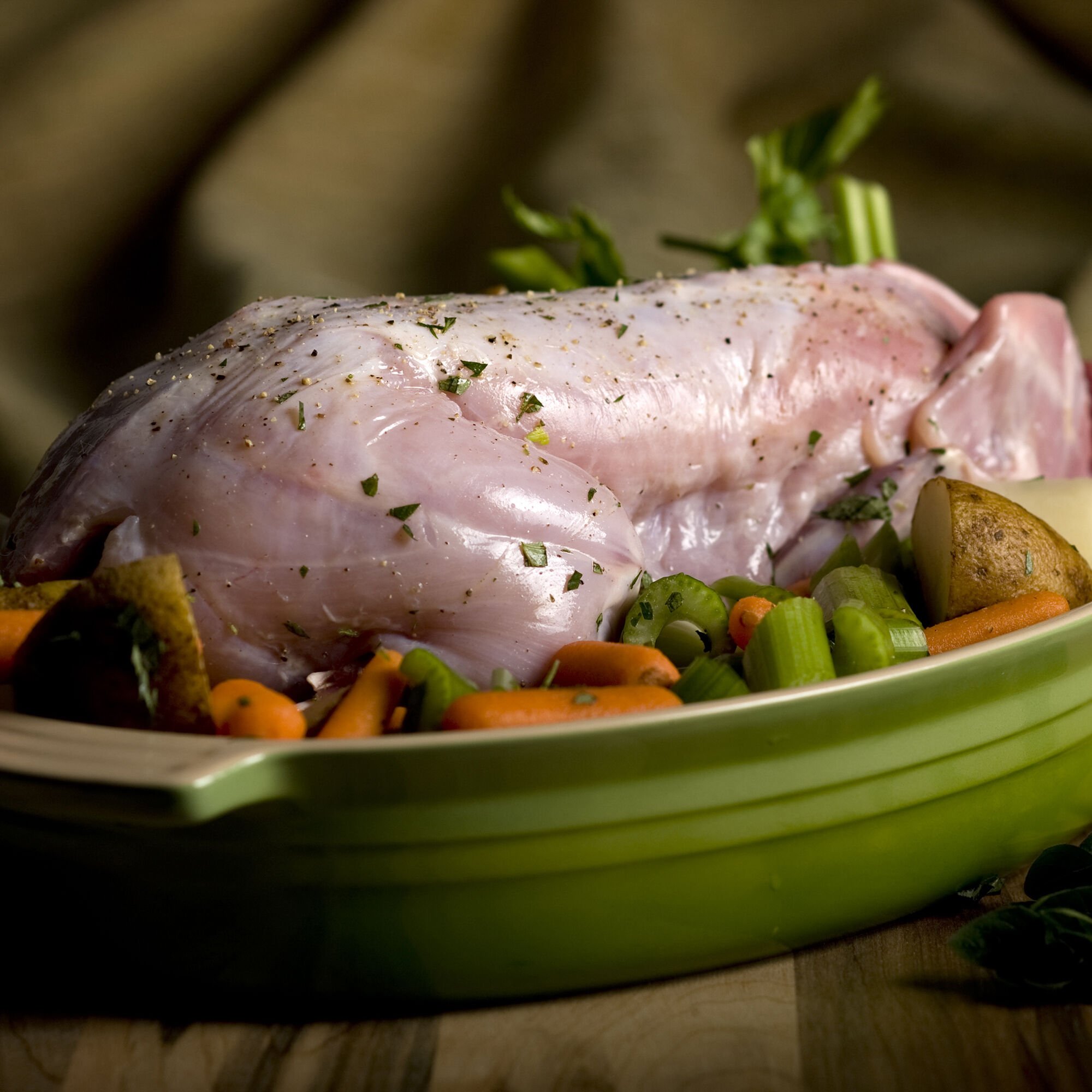 Eating rabbit meat top