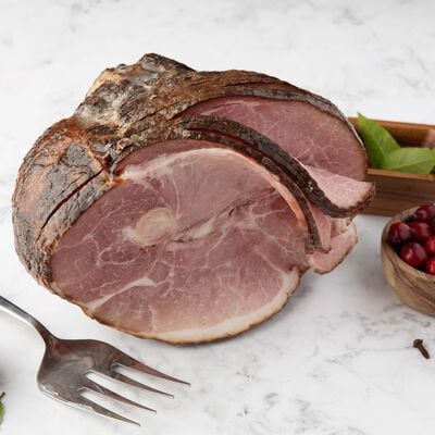 Berkshire (Kurobuta) Pork Bone-In Spiral Smoked Ham, Half