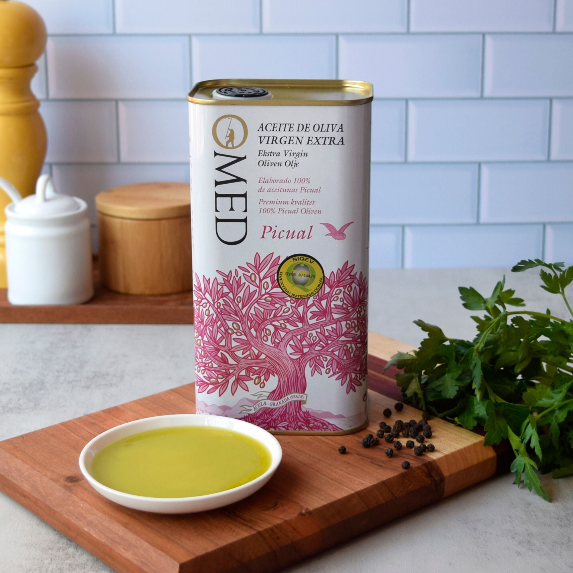 O-Med Picual Extra Virgin Olive Oil – Premium Spanish Cold-Pressed