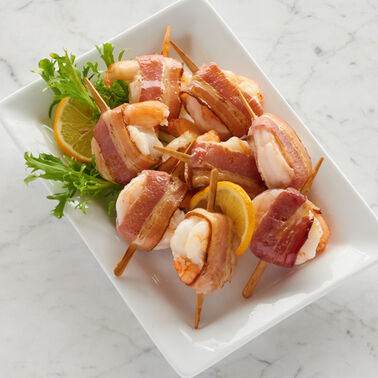 Bacon-Wrapped Shrimp with Pepper Jack Cheese