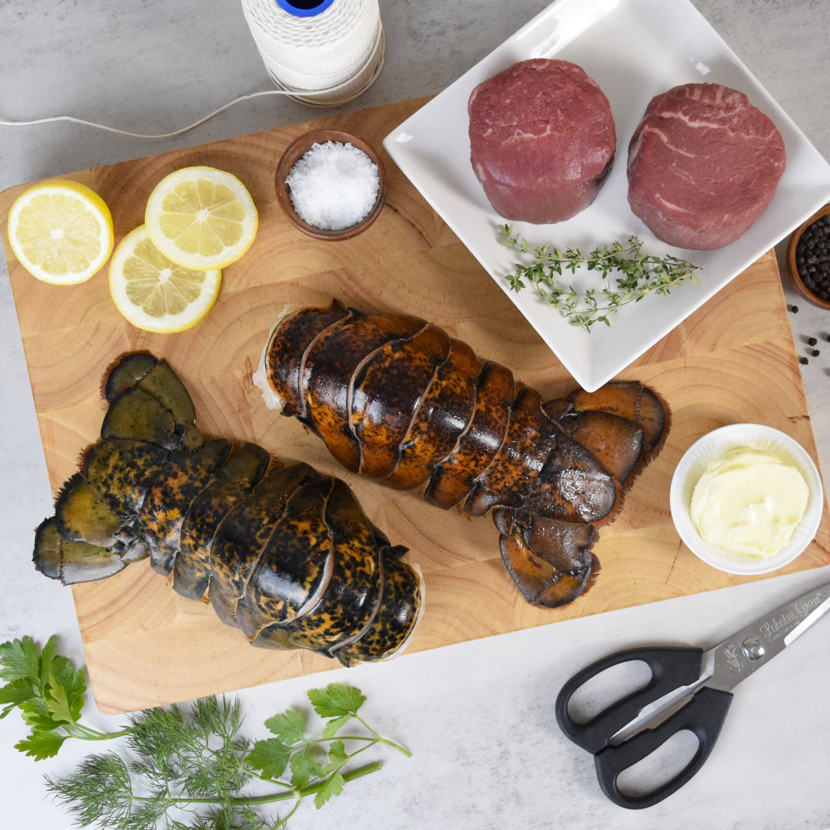 Giant Lobster Tails & Turf | Lobster Gram | D'Artagnan
