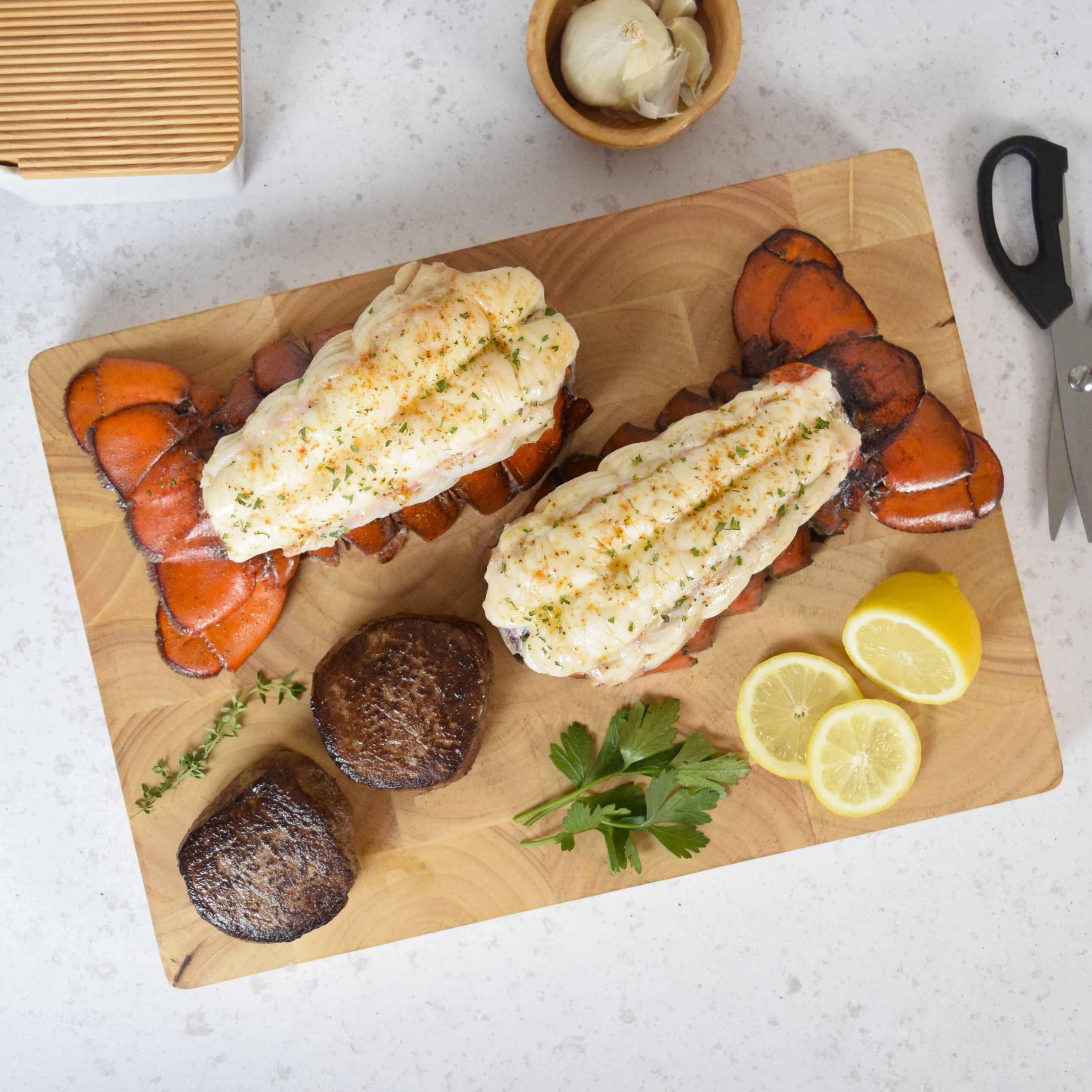 Giant Lobster Tails & Turf | Lobster Gram | D'Artagnan