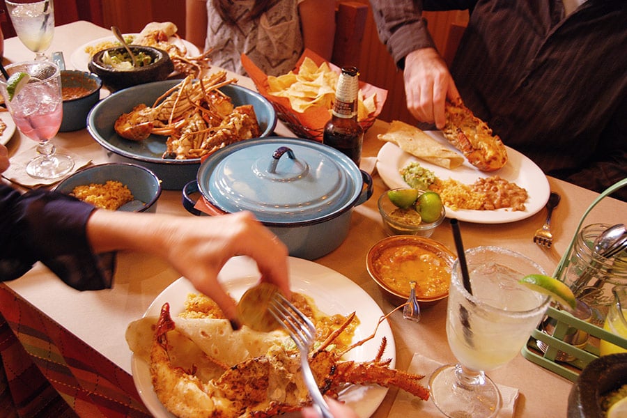 seafood holiday meal family
