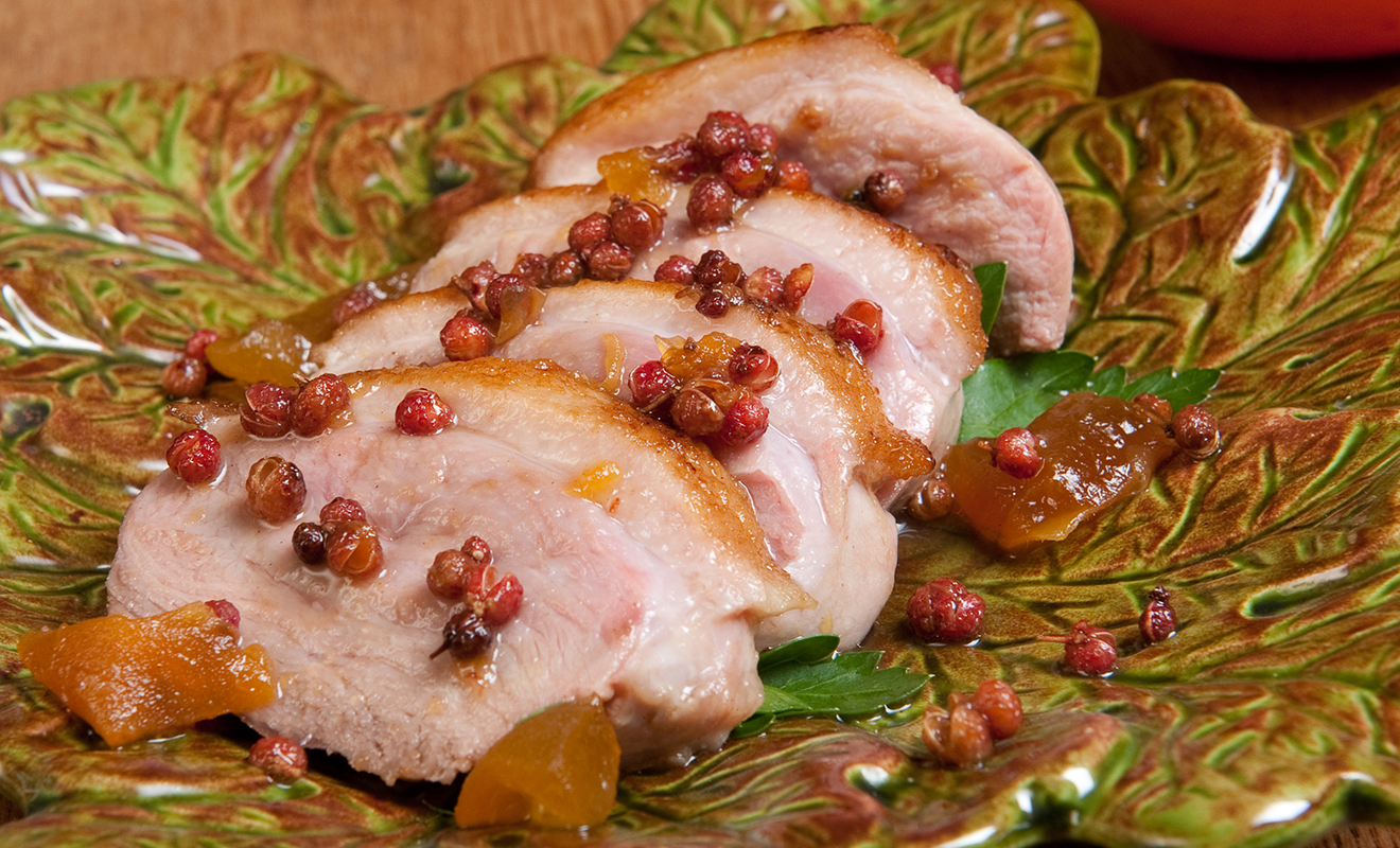 Duck Breasts With Apricot Sauce Recipe D Artagnan
