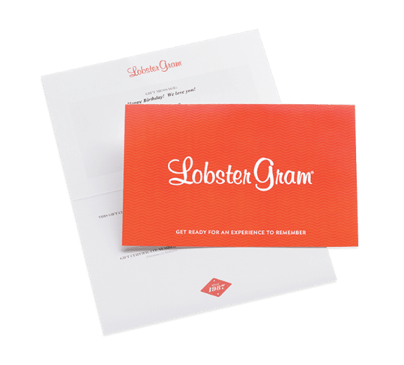 Lobster Gram gift certificate