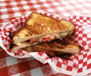 The Happy Lobster Truck's Lobster Grilled Cheese Sandwich