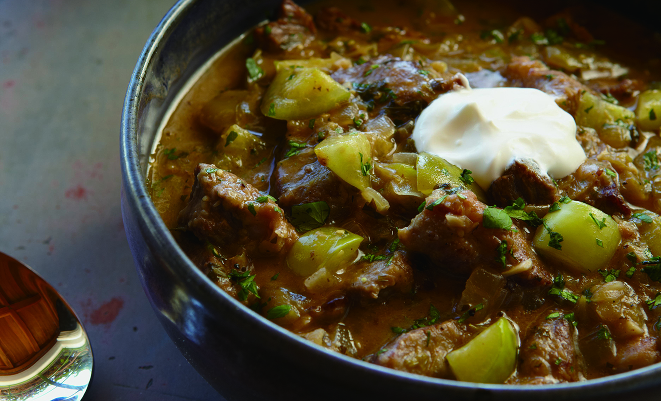 Lamb Stew With Tomatillos Recipe D Artagnan