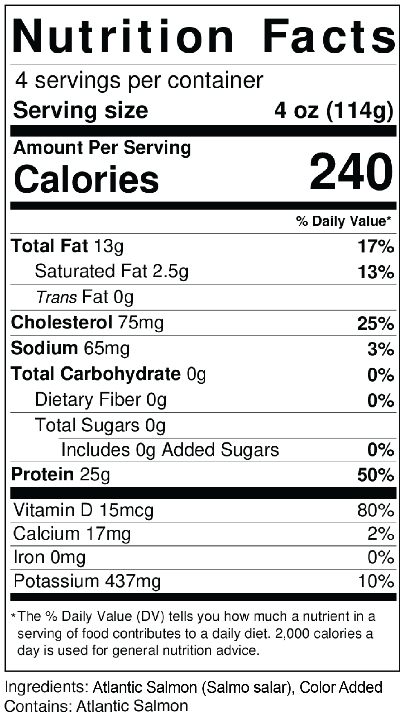 Nutritional Information