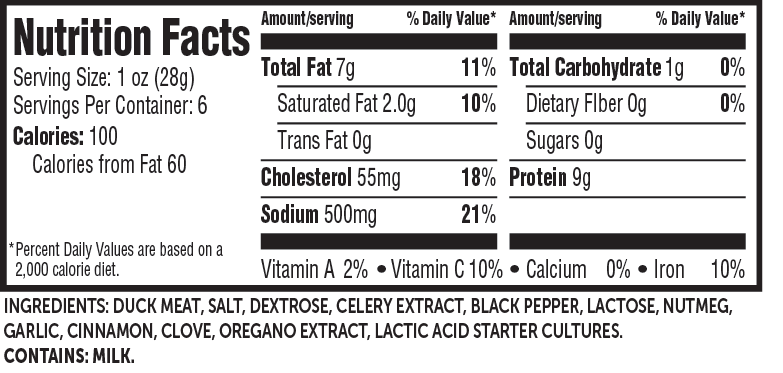 Nutritional Information