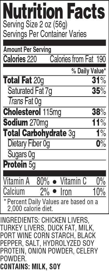 Nutritional Information