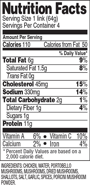 Nutritional Information