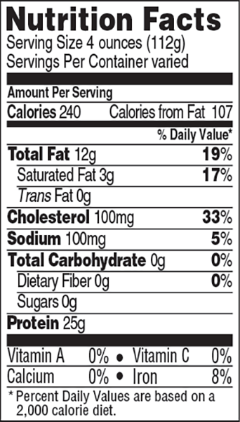 Nutritional Information