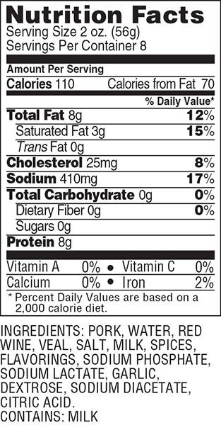 Nutritional Information