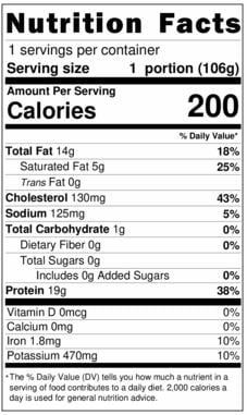 Nutritional Information